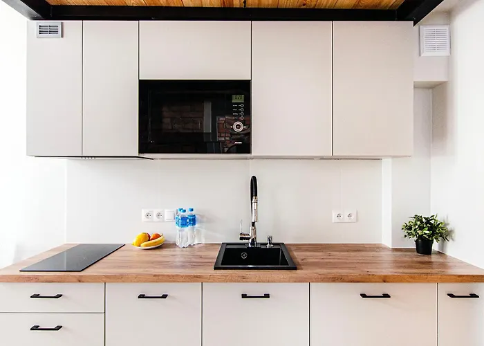 Apartment Loft Center Apartments- Parking, Wifi, 24h Check-in *