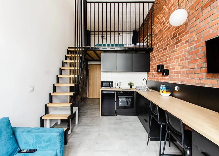 Loft Center Apartments- Parking, Wifi, 24h Check-in * Wrocław