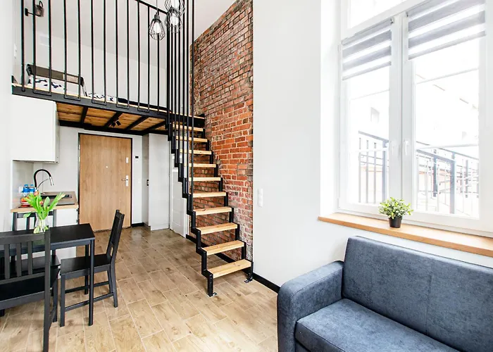 Loft Center Apartments- Parking, Wifi, 24h Check-in * Wrocław